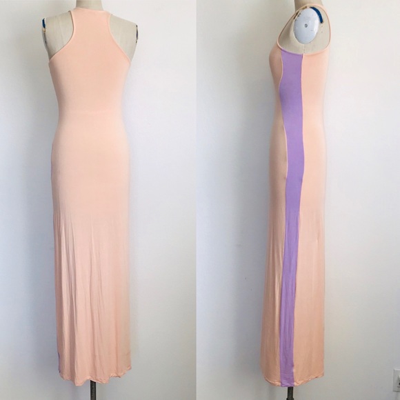 TOBI S color block maxi dress - Picture 3 of 10